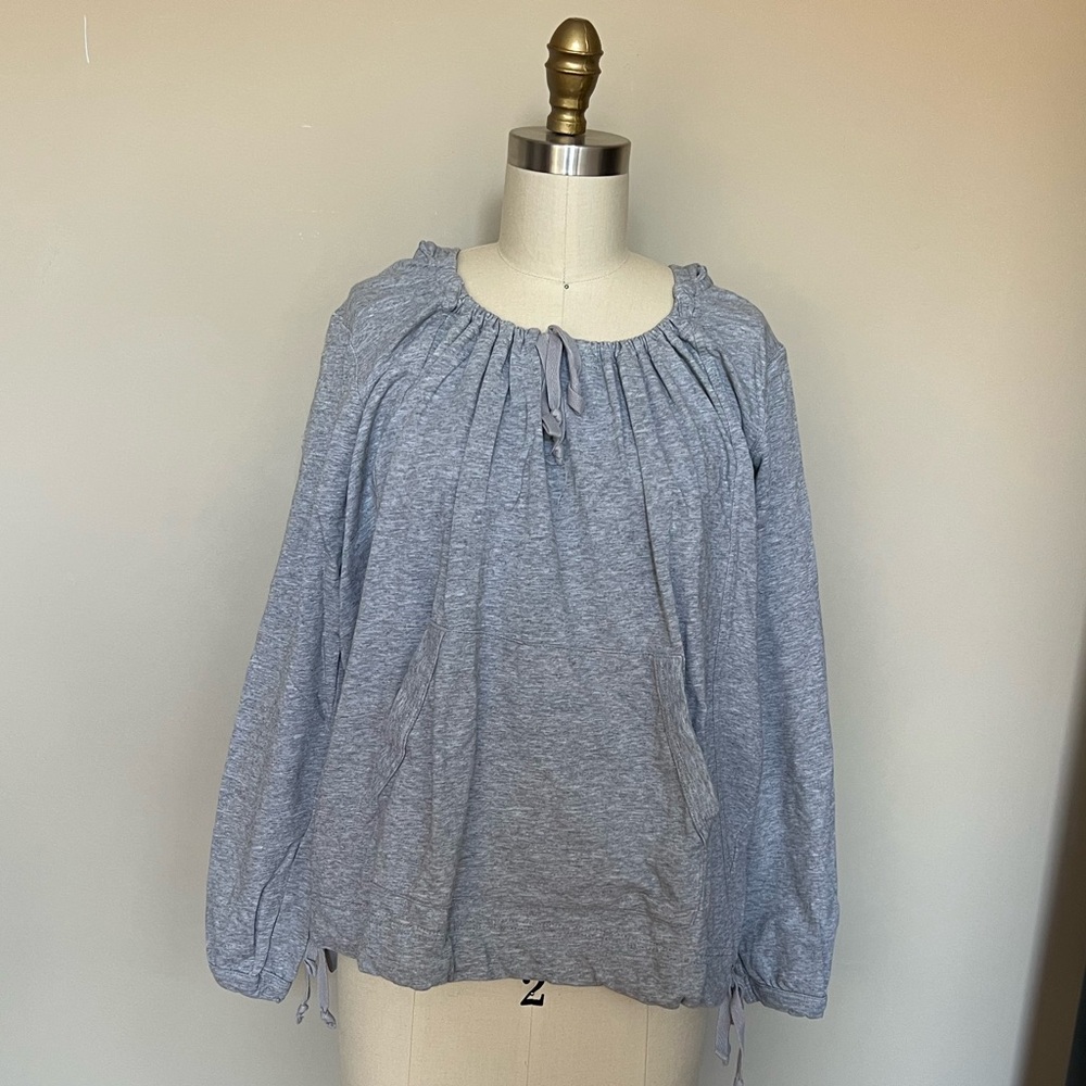 Hanna Andersson Pullover Hoodie, Gray, Size XS